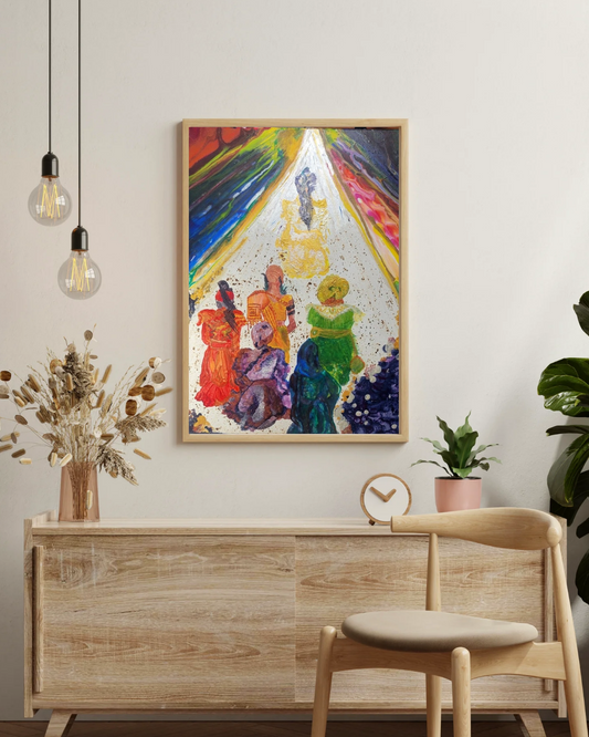 Procession Remembered -Art, Home Decor, Unique Wall Art, Gift Ideas, Celebration Decor